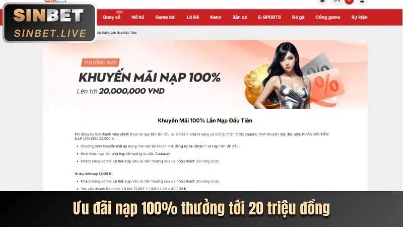 Nhận khuyến mãi chào mừng Oke179